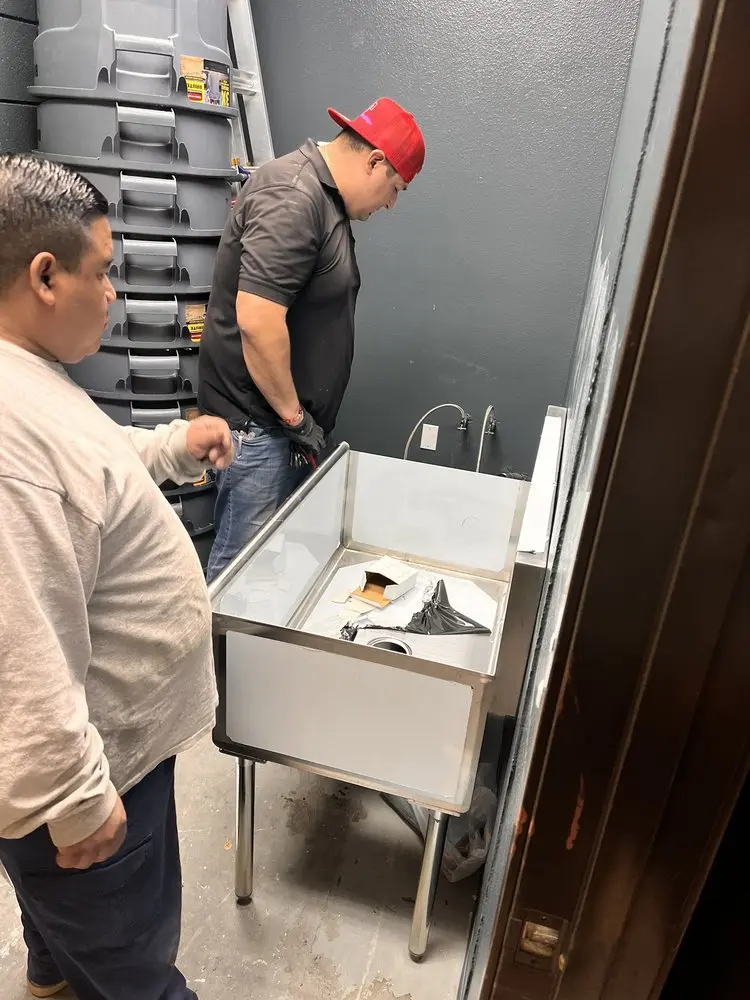 Commercial plumbing and sink installation in Saint Cloud